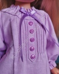 Платье сорочка, для кукол Видал Рохас 41 см, цвет сиреневый